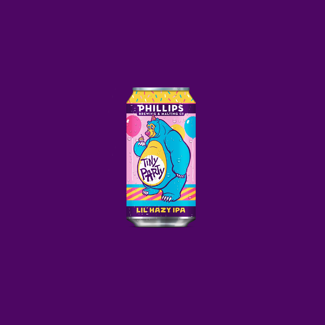 Tiny Party Lil Hazy IPA by Phillips Brewing Company