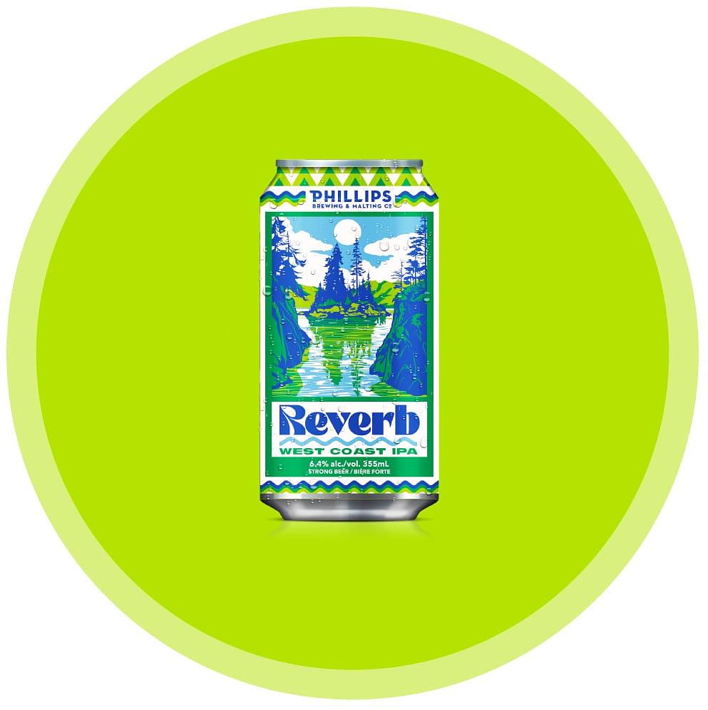 Reverb West Coast IPA by Phillips Brewing Company