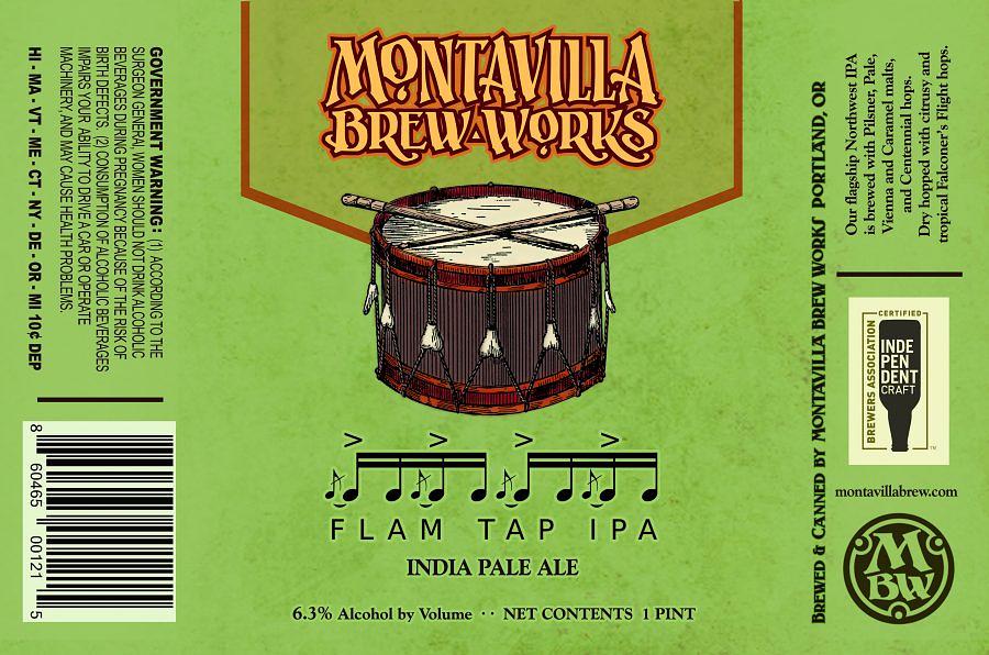 Flam Tap IPA by Montavilla Brew Works