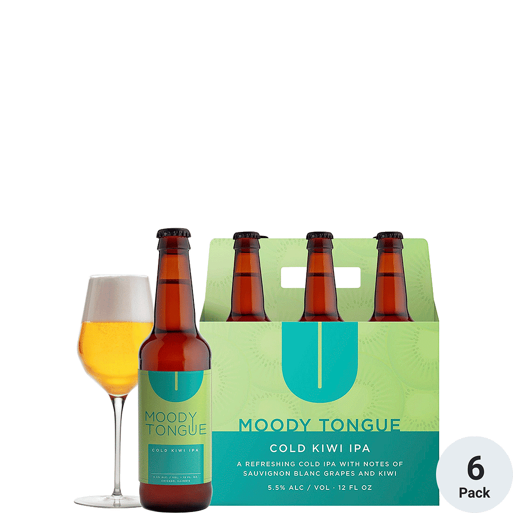 Cold Kiwi IPA by Moody Tongue Brewing Company