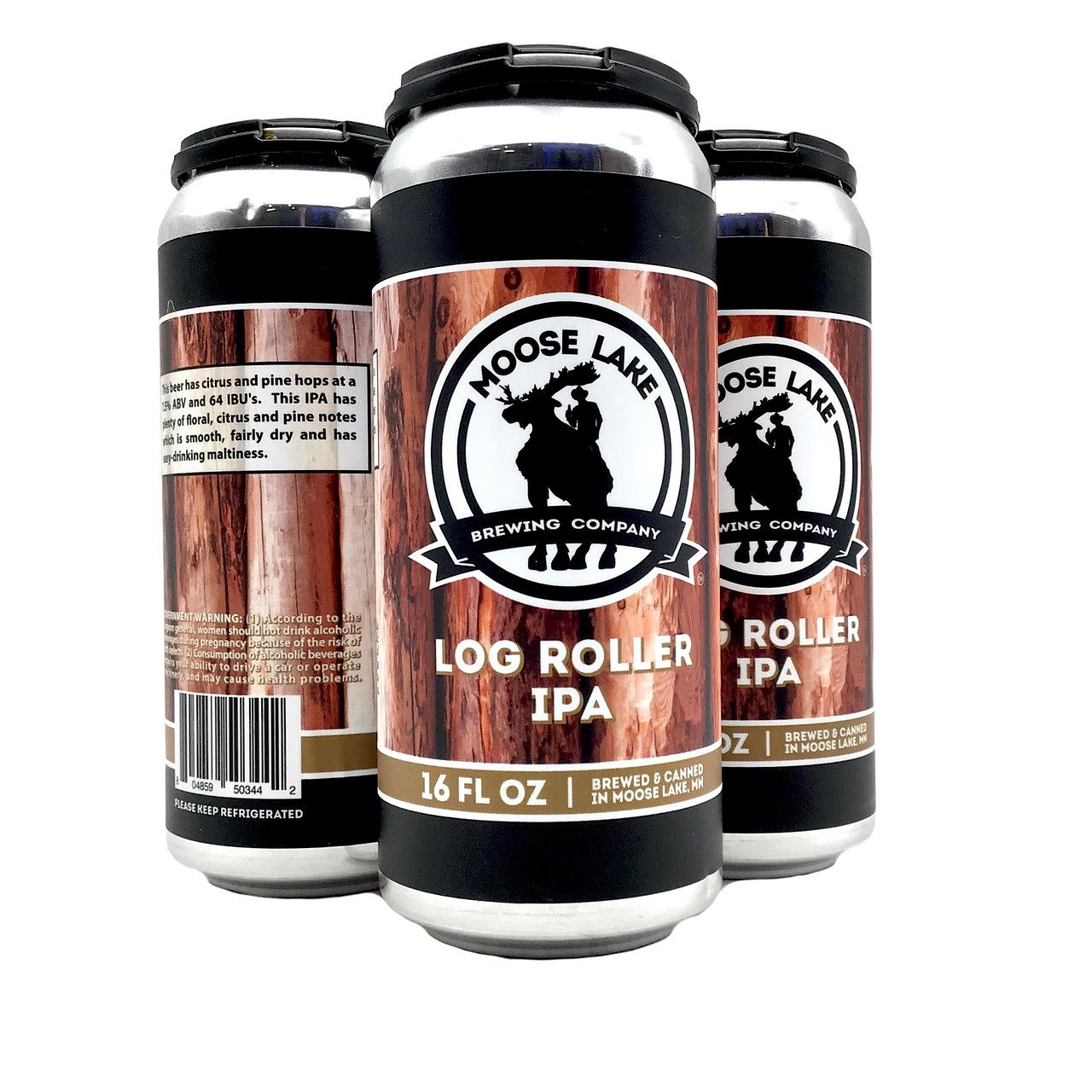 Log Roller IPA by Moose Lake Brewing Company