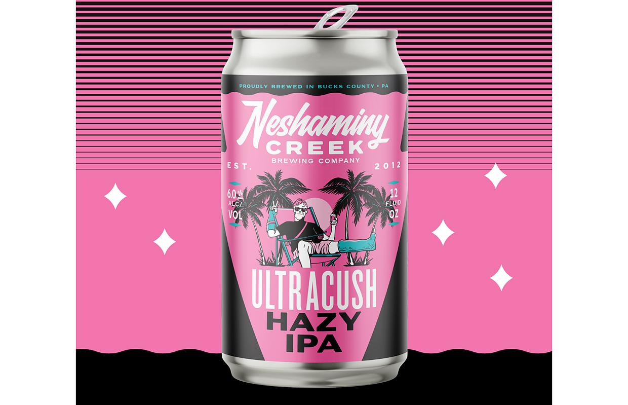 UltraCush Hazy IPA by Neshaminy Creek Brewing Co