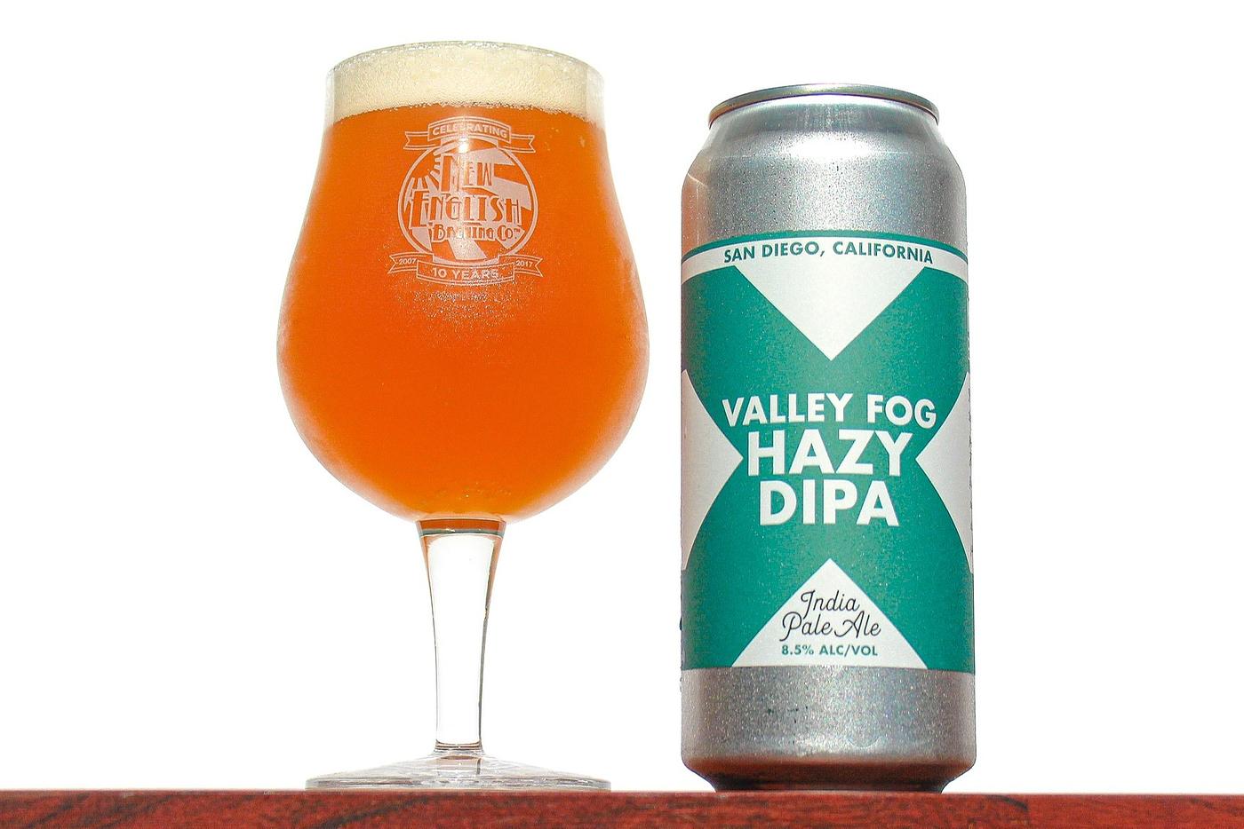 Valley Fog Hazy DIPA by New English Brewing Co Inc