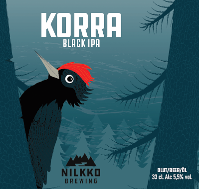 Korra Black IPA by Nilkko Brewing