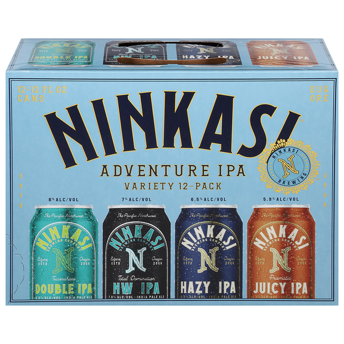 Adventure IPA Variety 12-Pack by Ninkasi Brewing Co