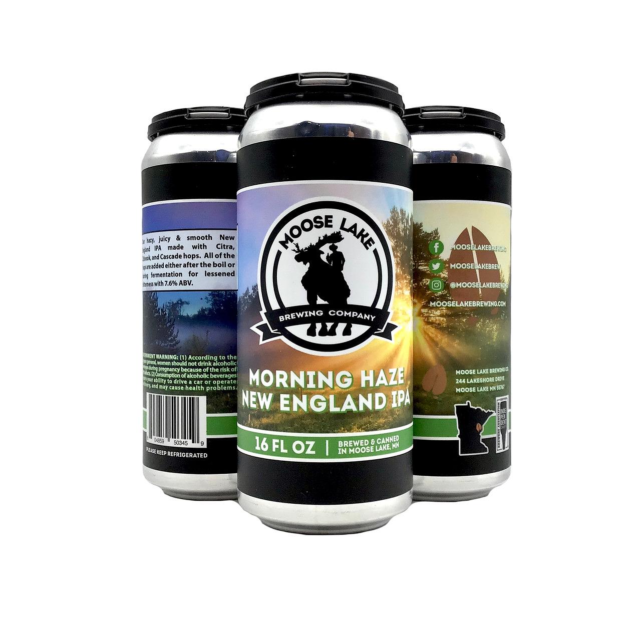 Hazy New England IPA by Moose Lake Brewing Company