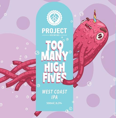 Too Many High Fives by Oak Haven Brewery