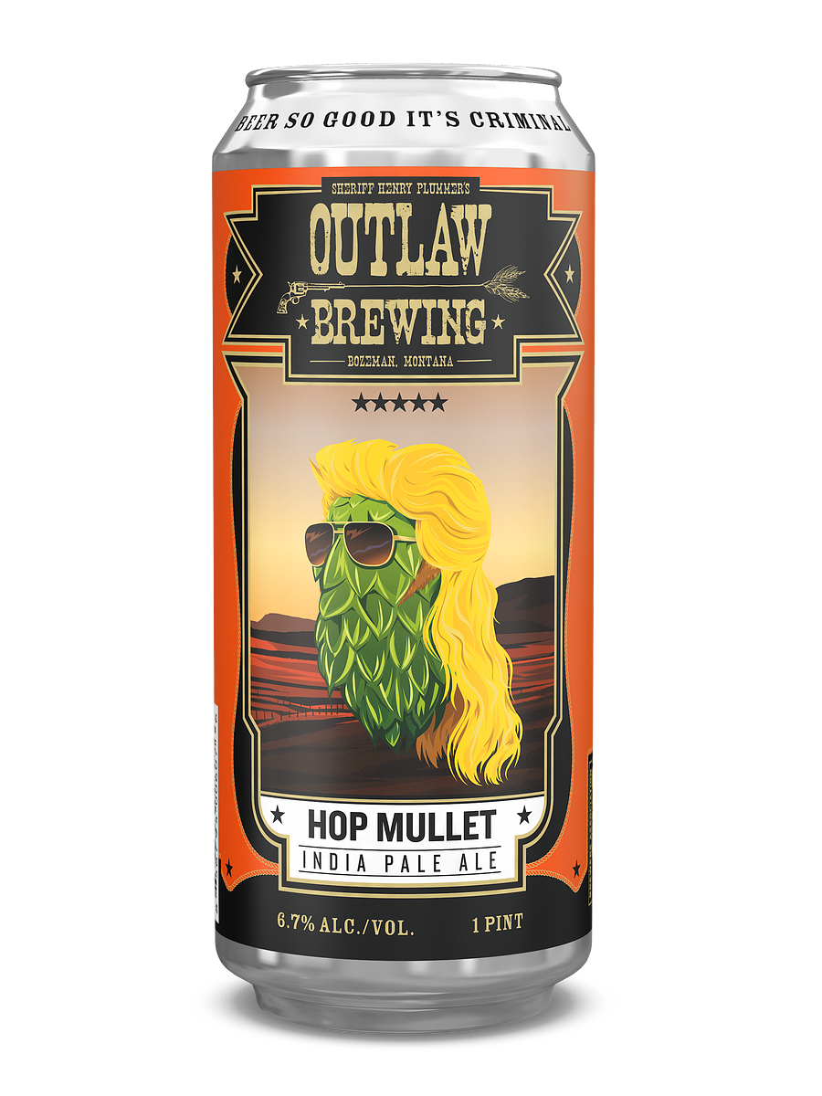 Hop Mullet India Pale Ale by Outlaw Brewing Co