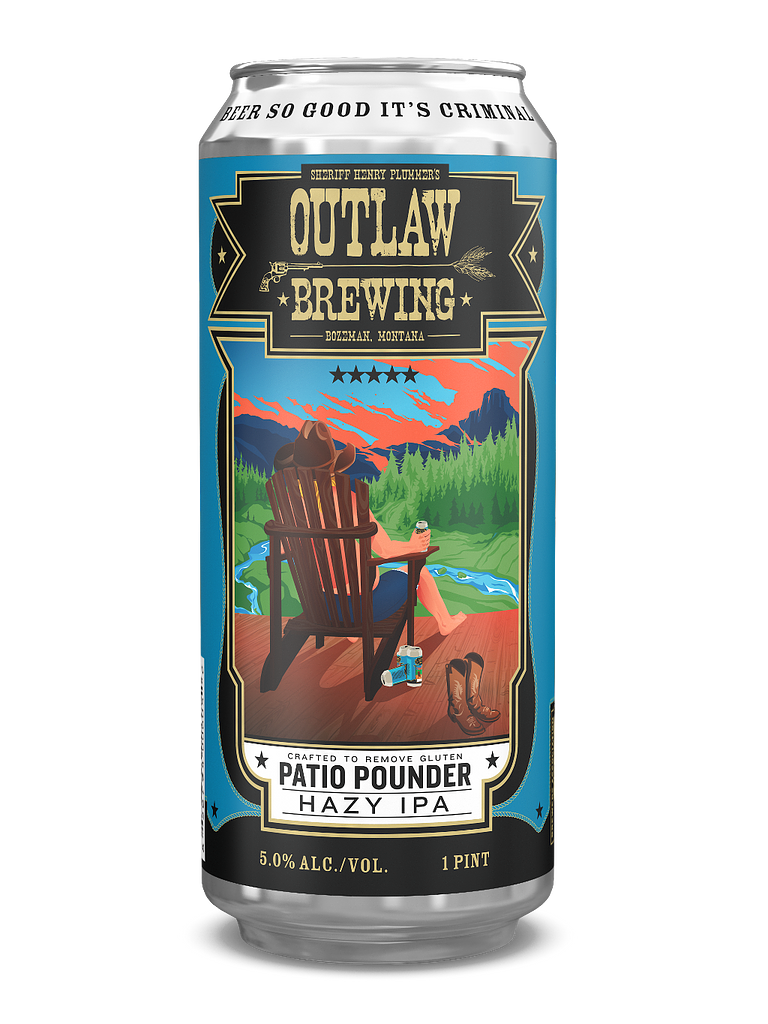 Patio Pounder IPA by Outlaw Brewing Co