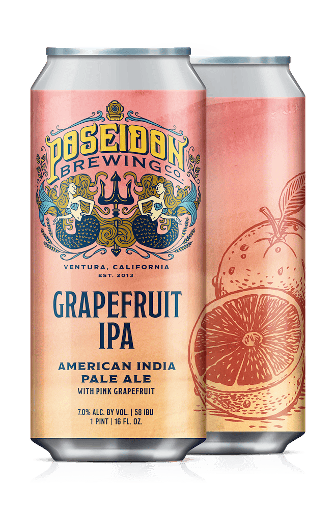 Grapefruit IPA by Poseidon Brewing Company