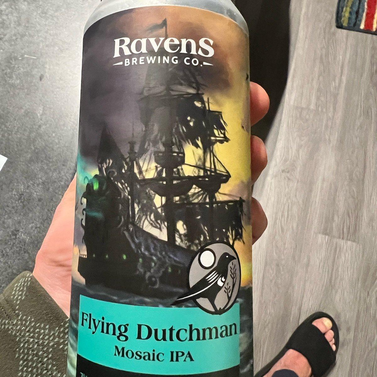 Flying Dutchman Mosaic IPA by Ravens Brewing Company