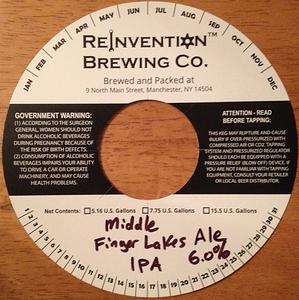 Middle Finger Lakes IPA by Reinvention Brewing Co.