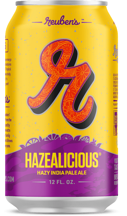 Hazealicious IPA by Reuben's Brews Taproom