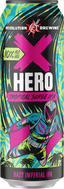 X-Hero Tropical Surge by Revolution Brewing - Brewpub