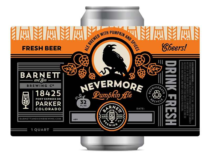 Nevermore IPA by Rippon Brewing Company
