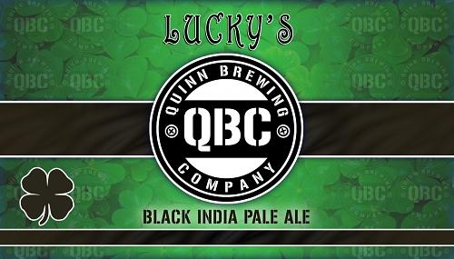 Lucky's Black IPA by Quinn Brewing Company