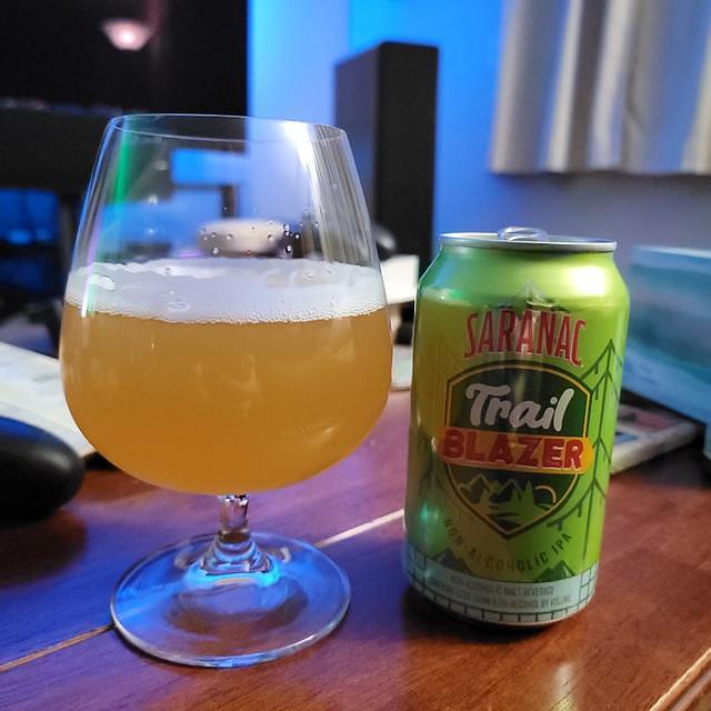 Trail Blazer NA Non-Alcoholic IPA by Saranac Brewery / Matt Brewing Co
