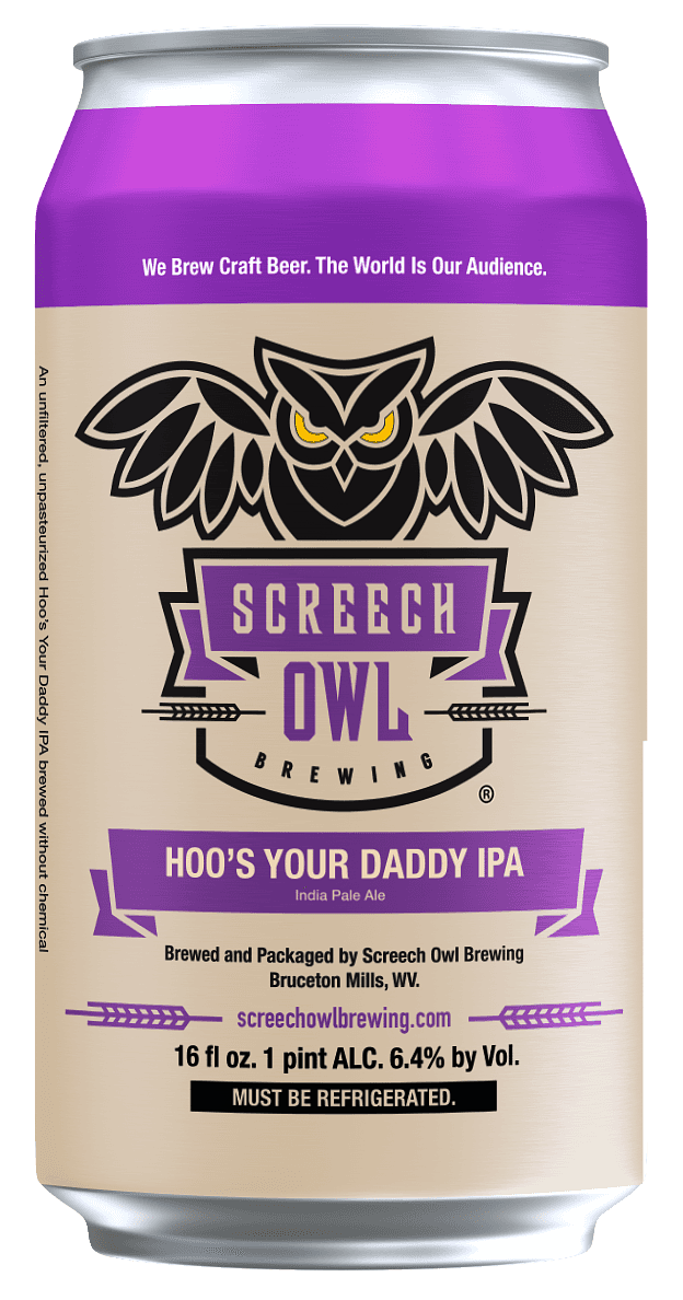 Hoo's Your Daddy IPA by Screech Owl Brewing