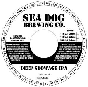 Deep Stowage IPA by Sea Dog Brewing Co - Clearwater