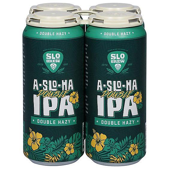 A-SLO-Ha Double Hazy by SLO Brewing Co