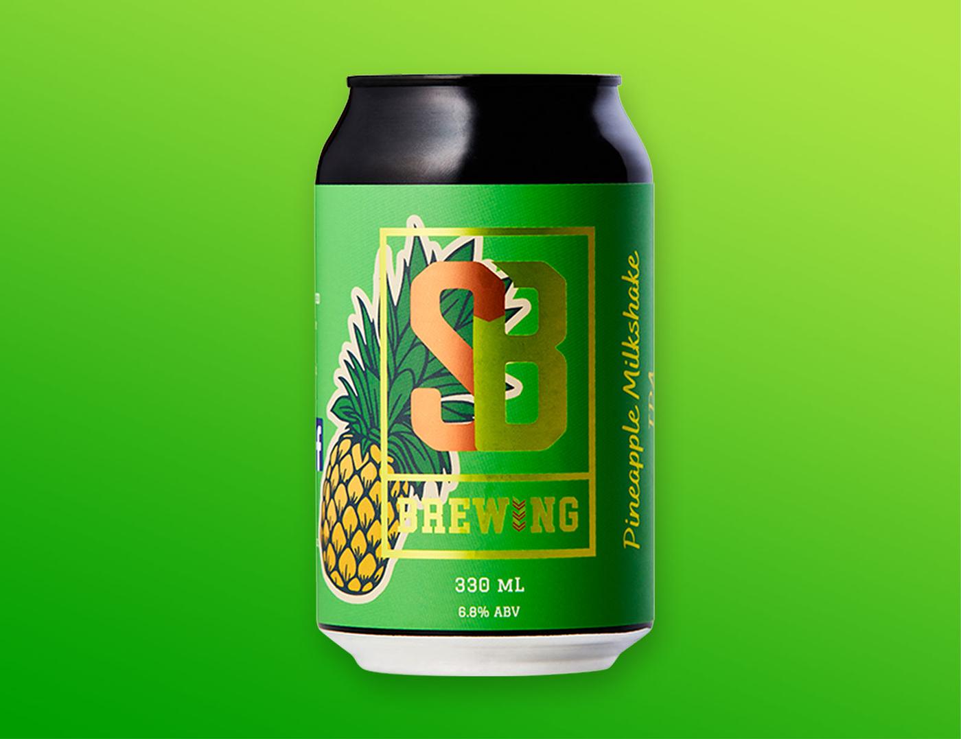 Pineapple Milkshake IPA by Smart Brothers Brewing