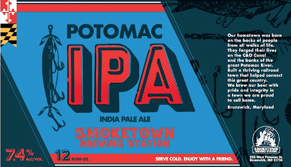 Potomac English IPA by Smoketown Brewing Station