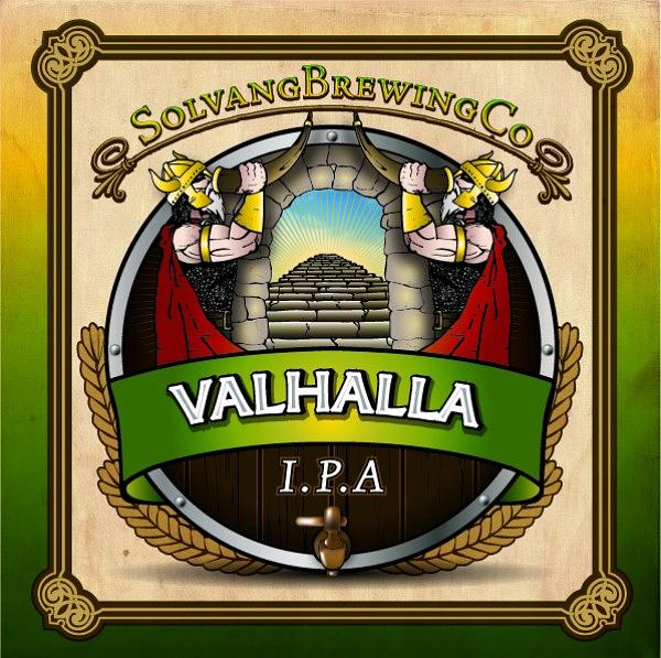 Valhalla IPA by Solvang Brewing Company - Lompoc
