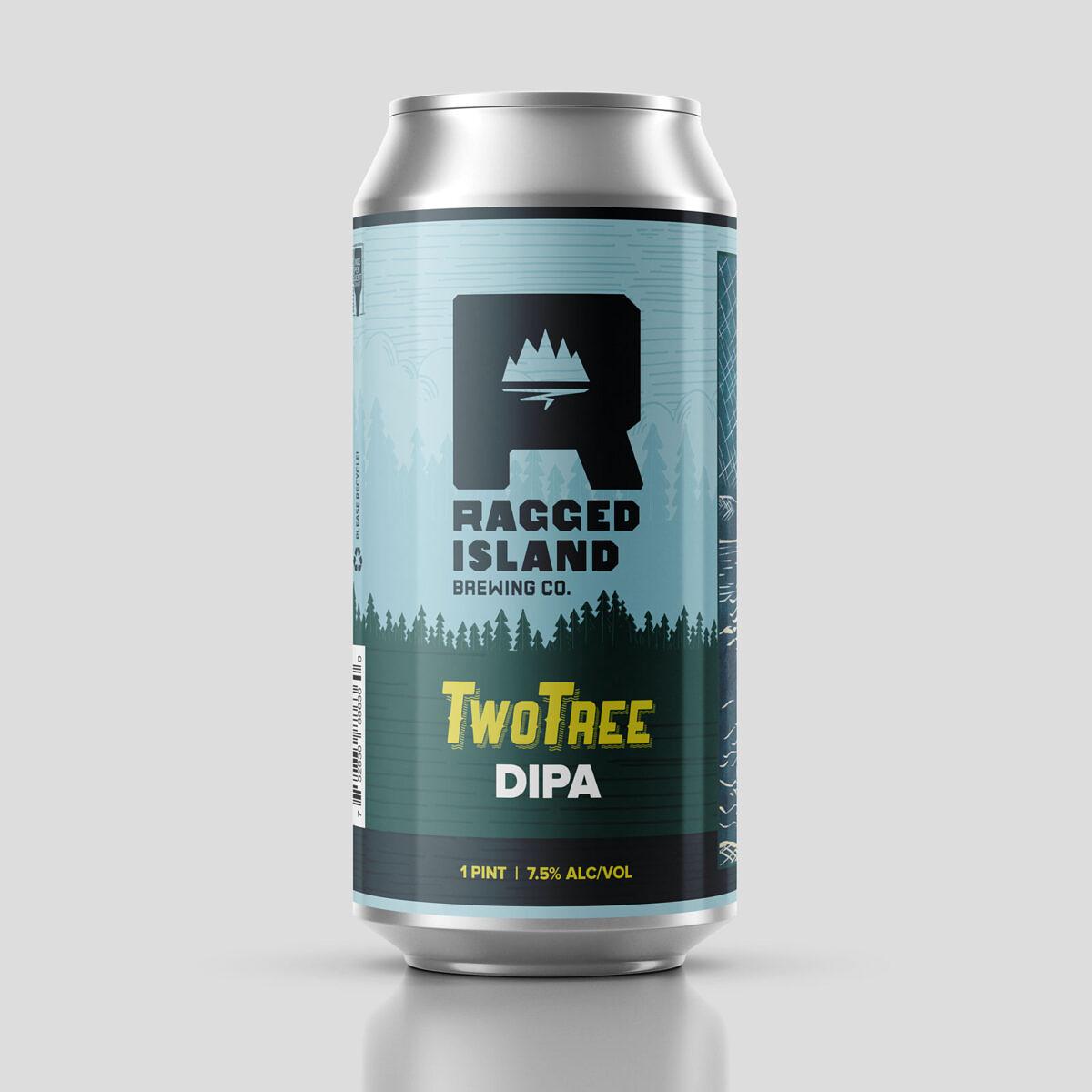 Two Tree DIPA by Ragged Island Brewing Company