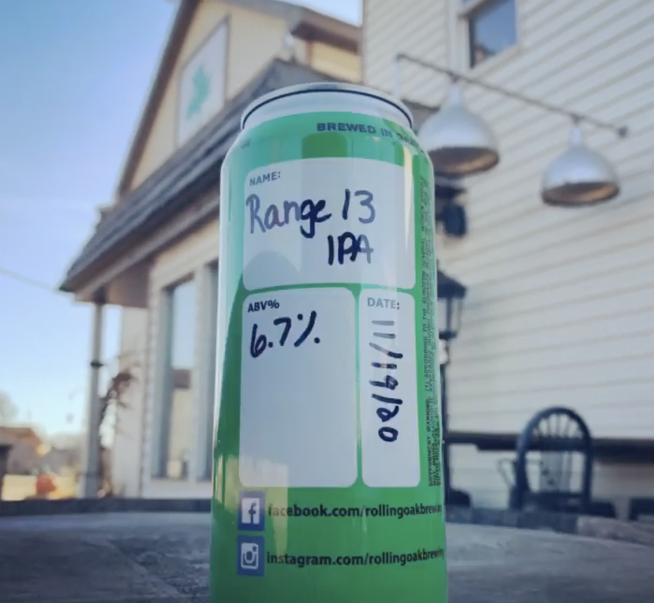 Range 13 IPA by Rolling Oak Brewing Co