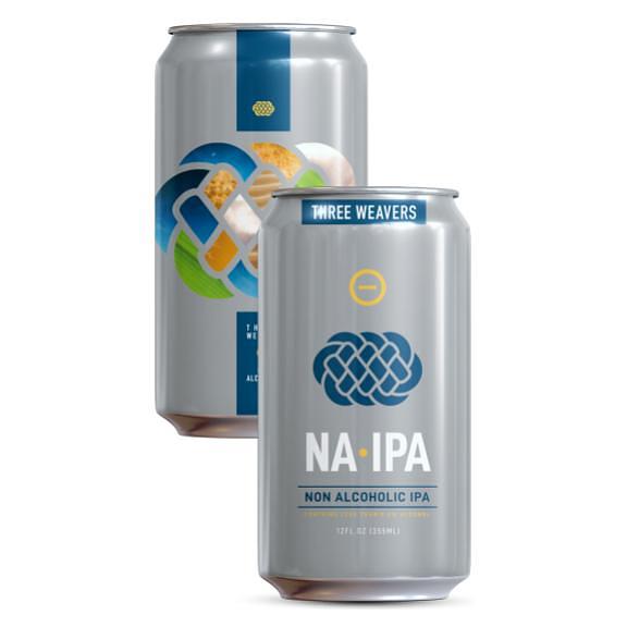 NA IPA by Three Weavers Brewing Company