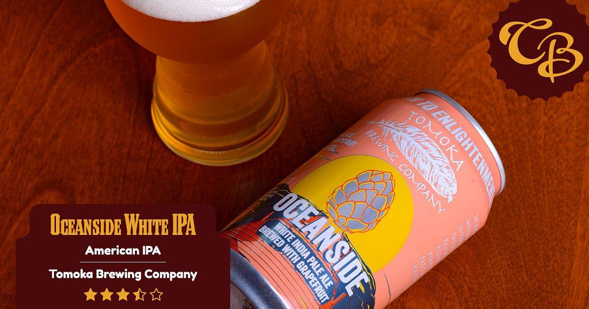 Oceanside White IPA by Tomoka Brewing Company