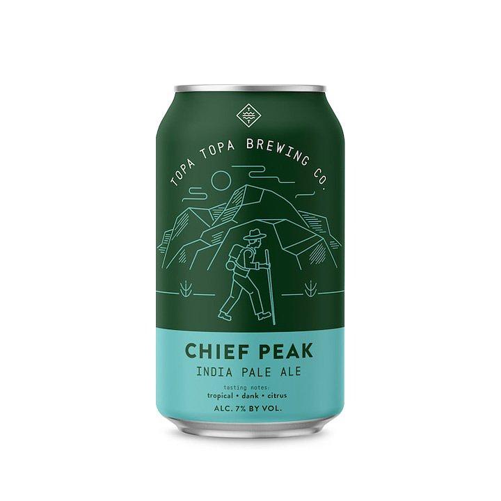 Chief Peak IPA by Topa Topa Brewing Co
