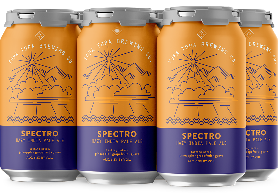 Spectro Hazy IPA by Topa Topa Brewing Co