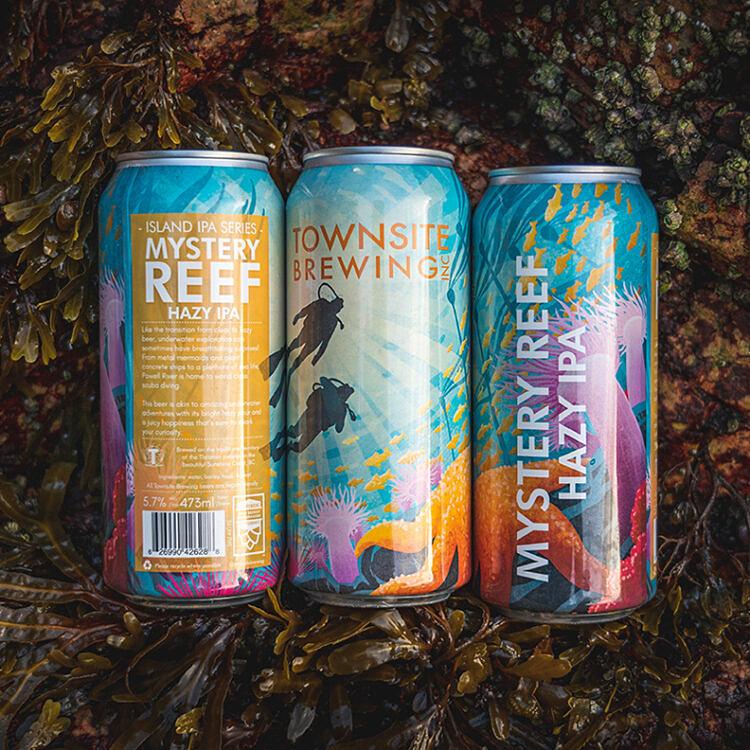Mystery Reef Hazy IPA by Townsite Brewing