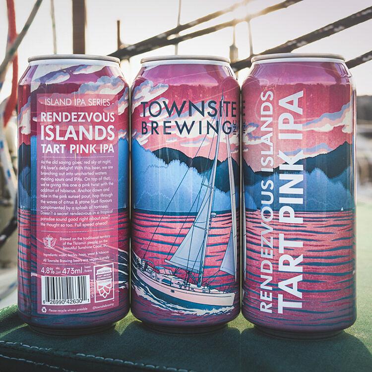 Rendezvous Islands Pink Tart IPA by Townsite Brewing