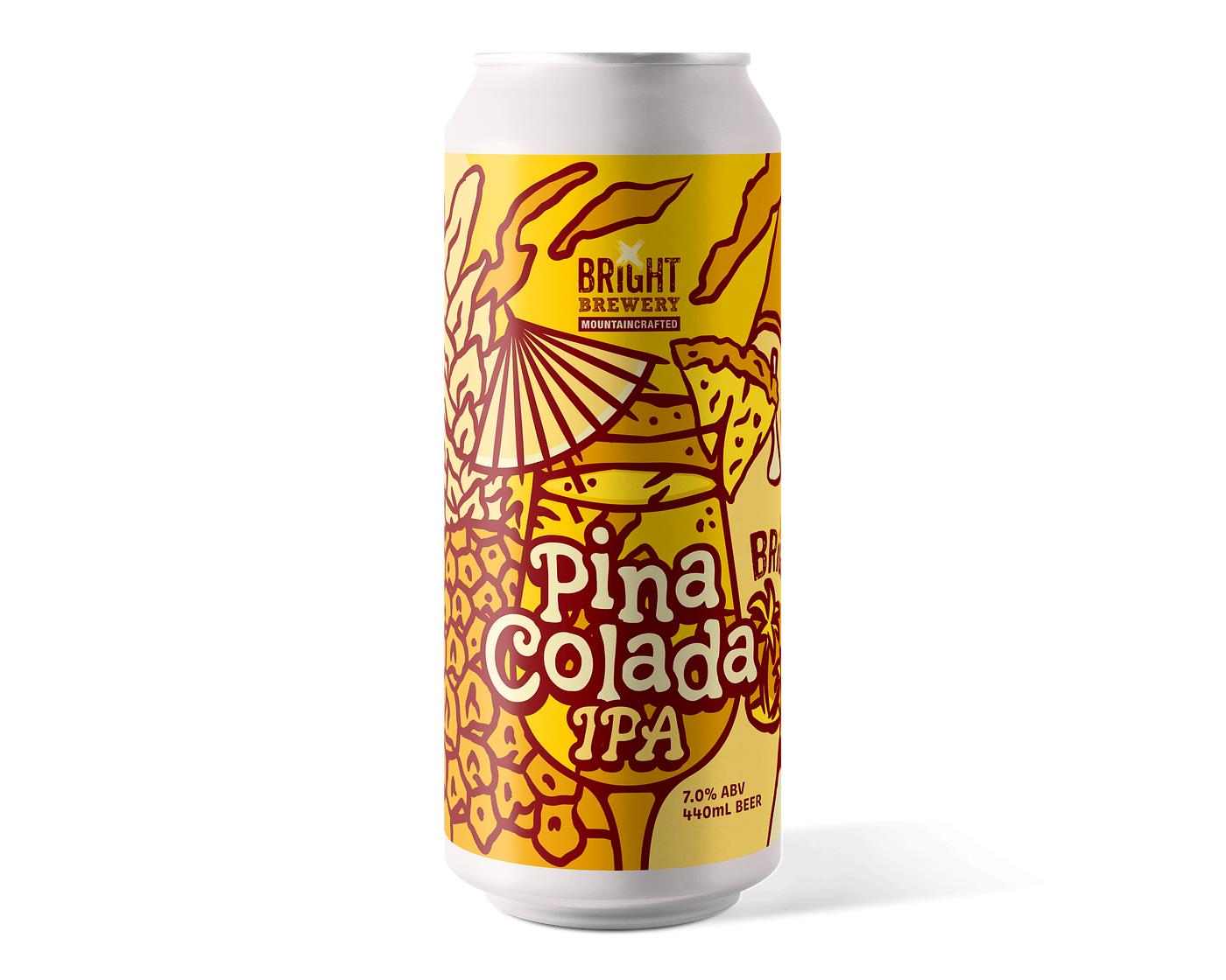 Pinochle Otter Pina Colada IPA by Some Nerve Brewing Company