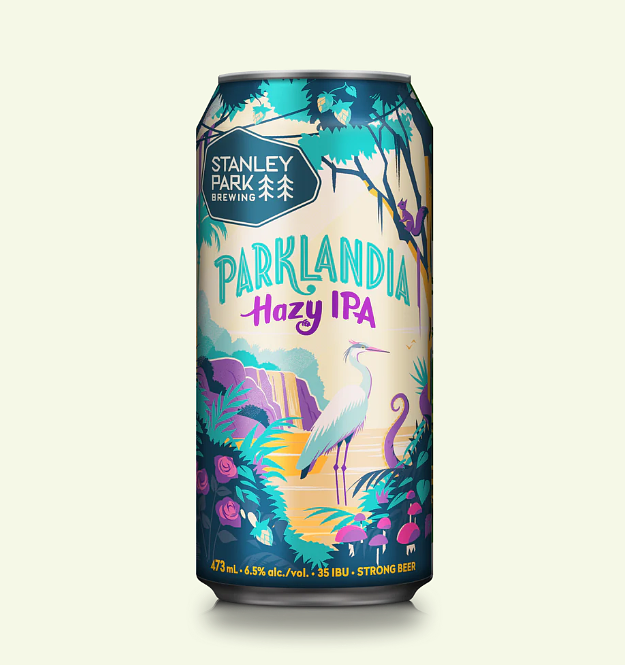 Parklandia Hazy IPA by Stanley Park Brewing Co.