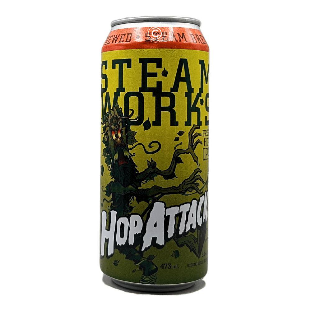 Hop Attack - Fresh Hop IPA by Steamworks Brewery - Mount Pleasant