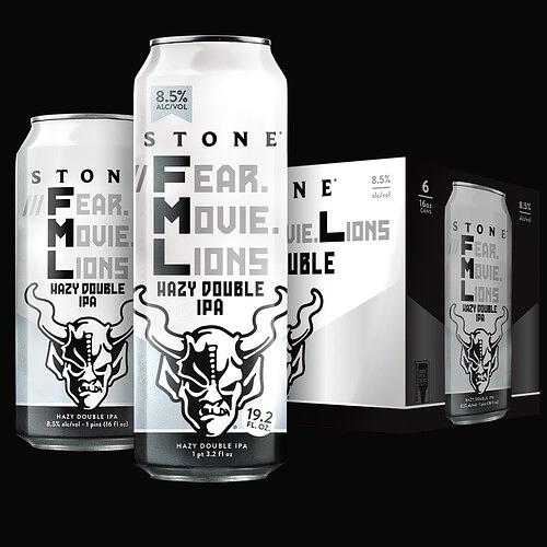 Stone ///Fear.Movie.Lions Hazy Double IPA by Stone Brewing Co- Richmond