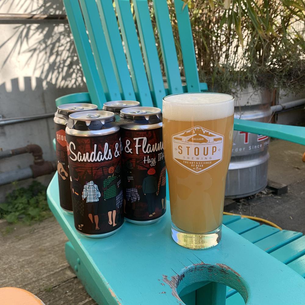 Sandals & Flannels Hazy IPA by Stoup Brewing