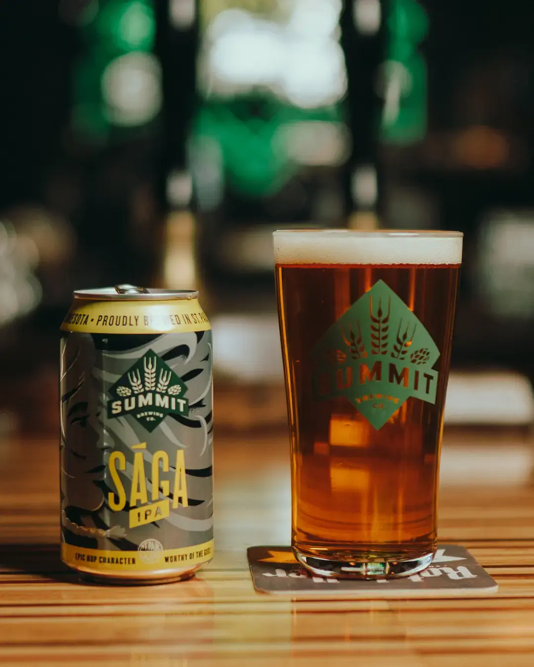 SáGA Hazy IPA by Summit Brewing Co