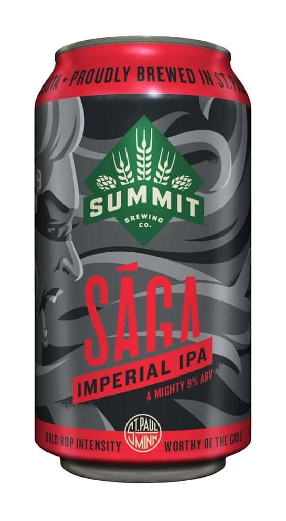 SáGA Imperial IPA by Summit Brewing Co