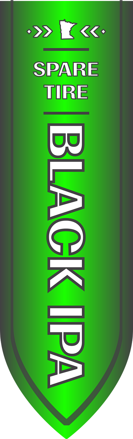 Spare Tire Black IPA by Take 16 Brewing Company