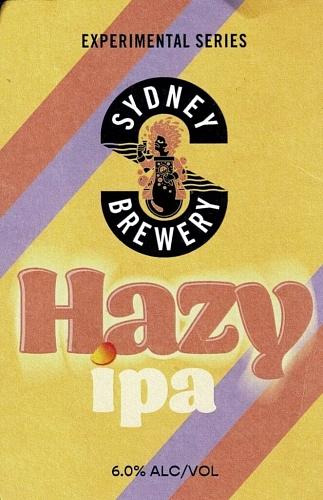 Hazy IPA by Sydney Brewery