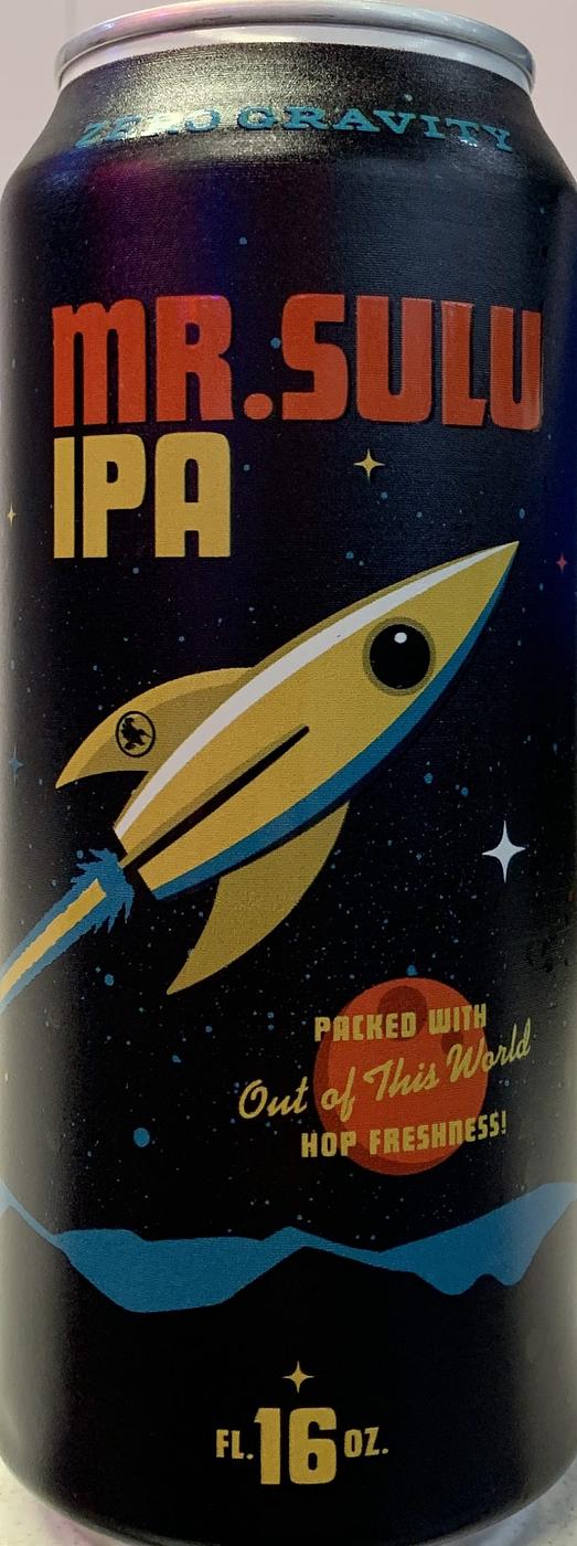 Mr. Sulu by Zero Gravity Craft Brewery