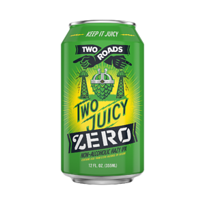 Two Juicy Zero by Two Roads Brewing Co