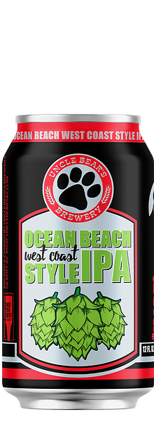 Ocean Beach West Coast Style IPA by Uncle Bear's Brewery