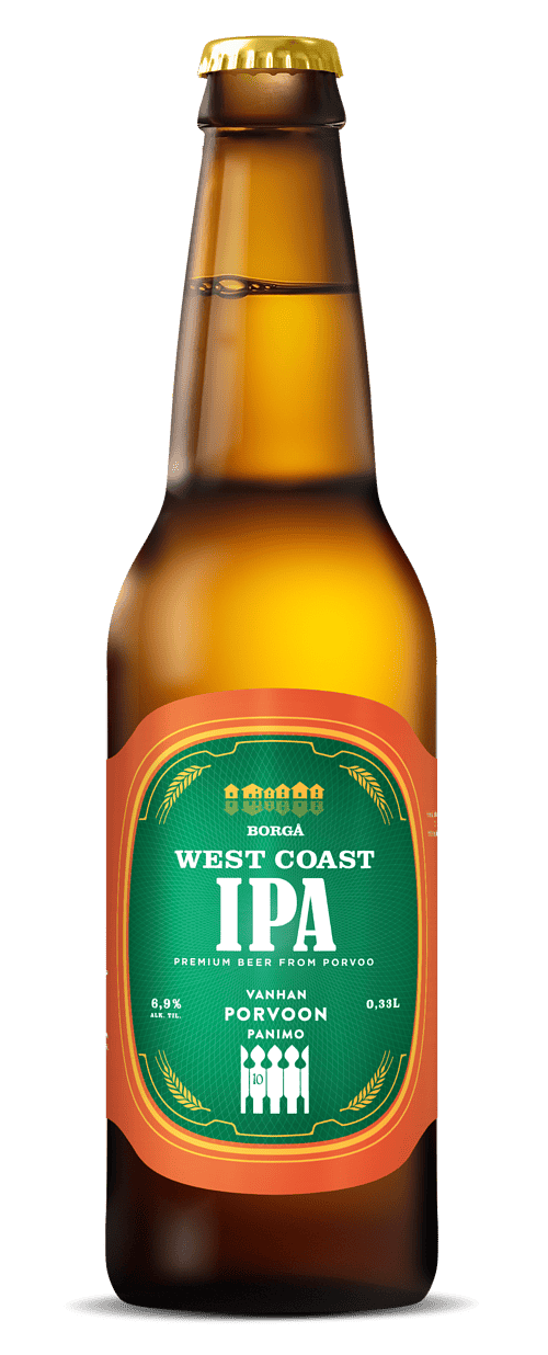 Borgå West Coast IPA by Vanhan Porvoon Panimo