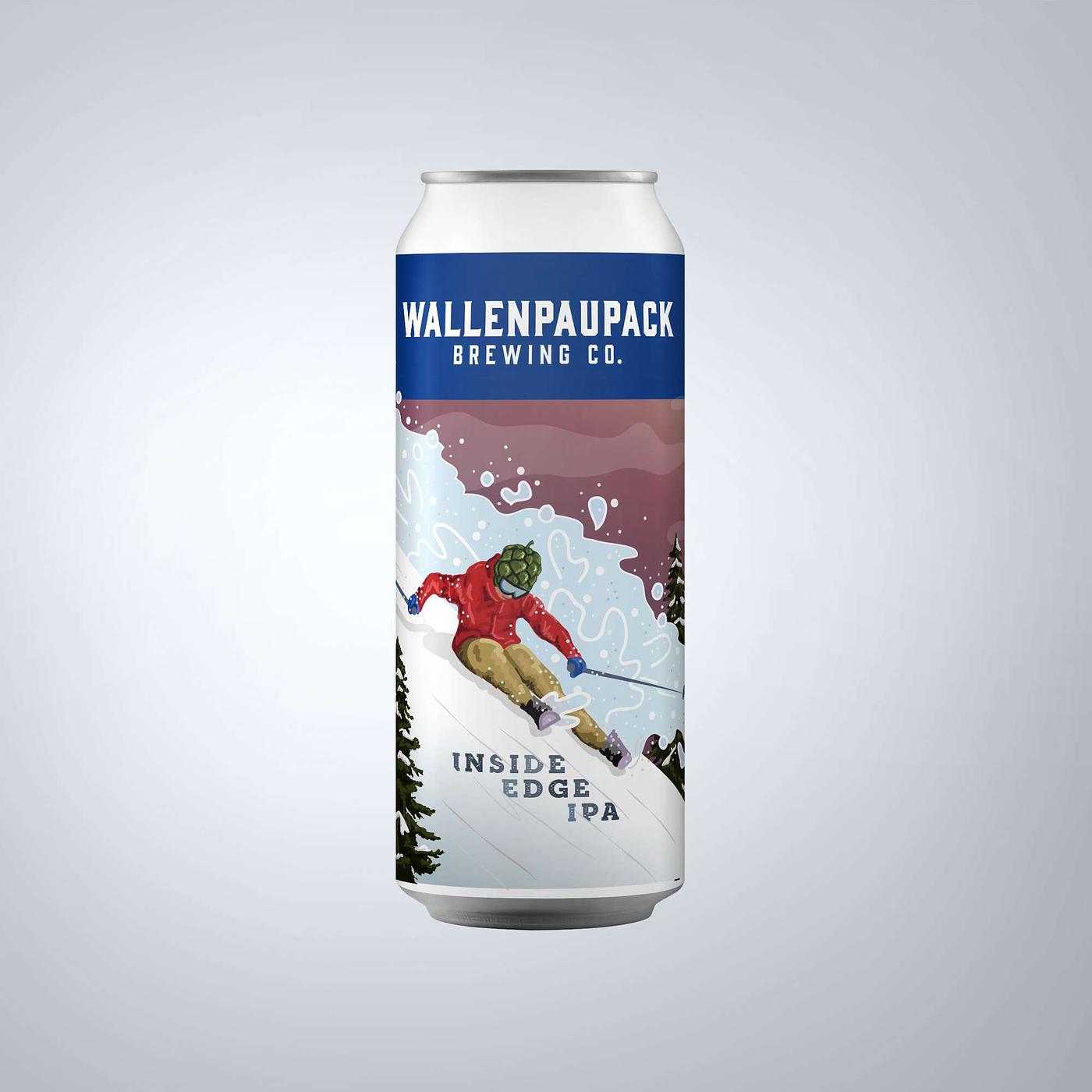 Inside Edge IPA by Wallenpaupack Brewing Company