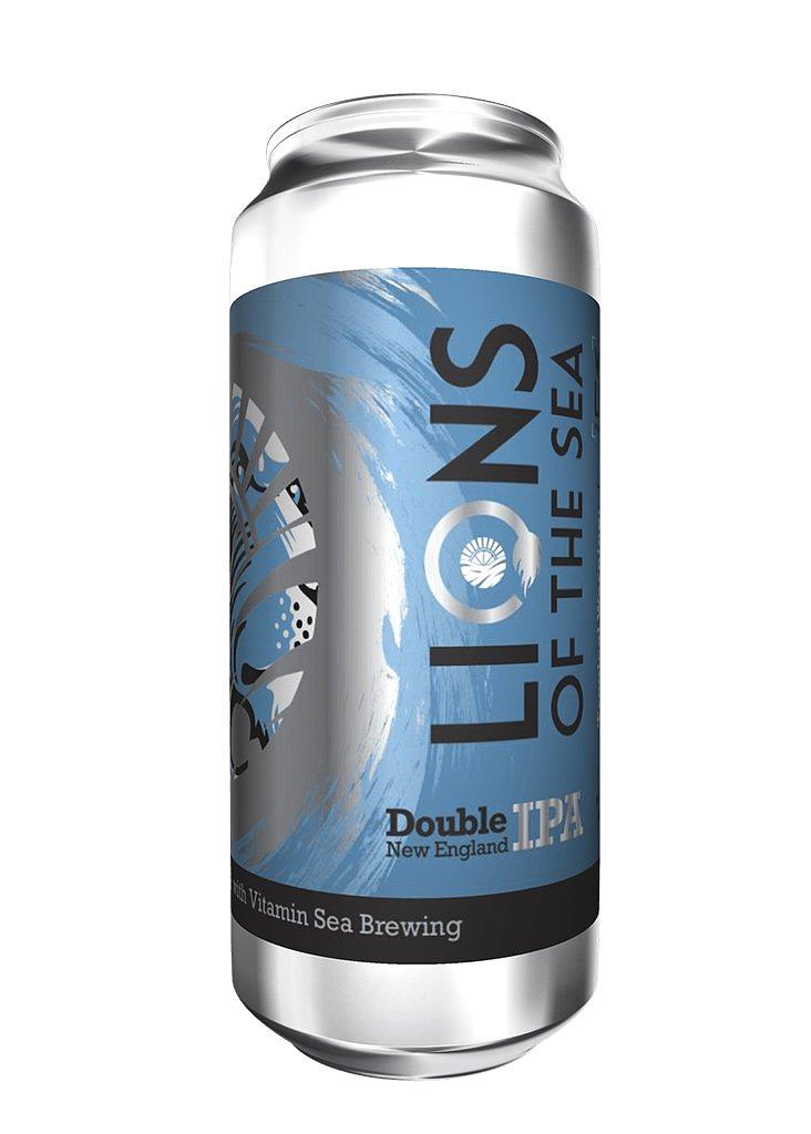 Lions Of The Sea, NE DIPA by White Lion Brewing Company